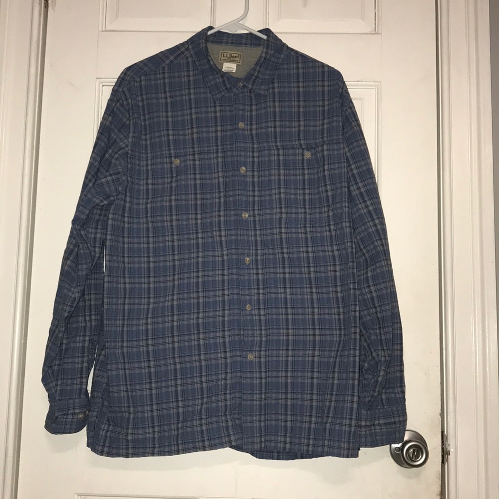 L.L. Bean size L button down shirt